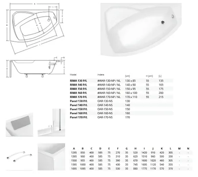 Obrázek produktu pro Netvarované koupel vany Rohové vany Design Koupel vany Akrylátové bílé