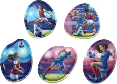 Produktbild von ergobag Kontur Kletties-Set Fußballkönigin