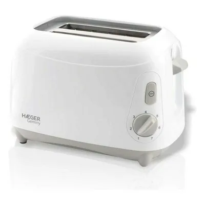 Imagen del producto de Haeger Geminy, 2 placas, blanco, con mandos táctiles, nivel de potencia, regulador giratorio, 900 W, 220 - 240 V, 50 Hz