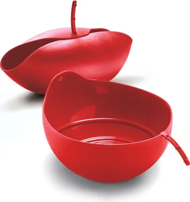 Produktbild von Coolinato Silikon 3 in 1 Universalschüssel - Set 2tlg. ROT