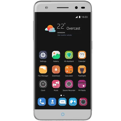 Zdjęcie produktu dla ZTE Blade V7 Lite, 12,7 cm (5"), 2 GB, 16 GB, 13 MP, Android 6.0, Srebrny