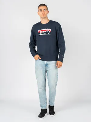 Obrázok produktu pre Tommy Jeans sweater - DM0DM13045 - Blue - Veľkosť: L(EU)
