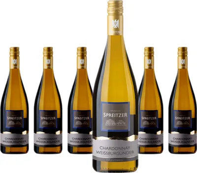 Produktbild von 6 x Spreitzer Chardonnay & Weissburgunder