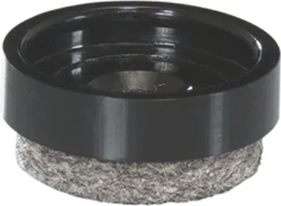 Produktbild von Wagner QuickClick Einsatz Möbelgleiter ULTRASOFT zum Aufdrücken ø 17mm, schwarz, 4 Stück