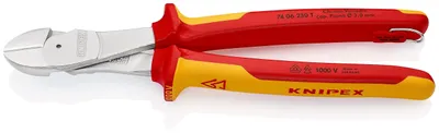 Productafbeelding van Knipex 74 06 250 T, scherpe tang, oranje, rood, 250 mm, 453 g