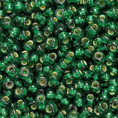 Produktbild von KNORR PRANDELL 216106439 Böhmische Rocailles Ø 25 mm Glas dunkelgrün