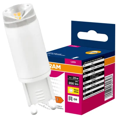 Zdjęcie produktu dla Lampa LED Kapsu³ka G9 2W = 20W 200lm 2700K Ciep³a 110° VALUE Osram, Obraz wygenerowany przez AI