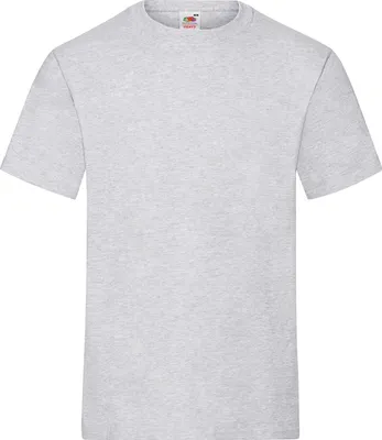 Obrázok produktu pre balenie 10 tričiek Fruit of the Loom Heavy, farba:sivá škvrnitá, veľkosť:S