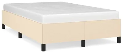 Immagine prodotto di vidaXL Struttura letto senza materasso crema 120x190 cm tessuto