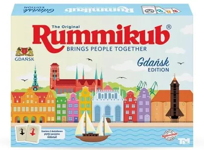 Produktbild von TM Toys Rummikub Danzig – Denkspiel (polnische Ausgabe)