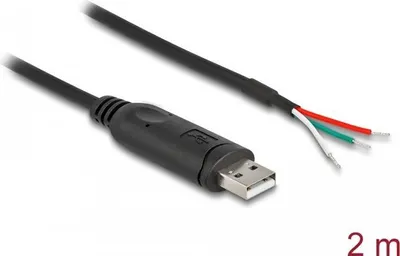 Image de Delock 63509 DELOCK Adapterkabel USB 2.0 Typ-A zu seriell RS-485 2m