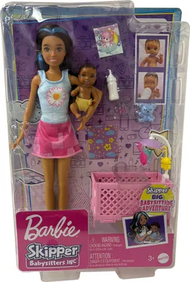 Image de MATTEL Poupée Barbie Skipper avec un bébé HJY34