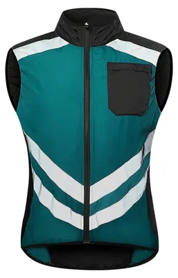 Produktbild von Leichte Softshell-Weste für Radfahrer mit reflektierenden Streifen