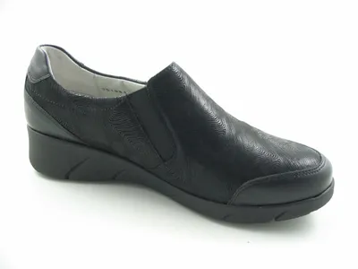 Produktbild von WALDLÄUFER Damen  Slipper sportlich schwarz Gr. 41/2