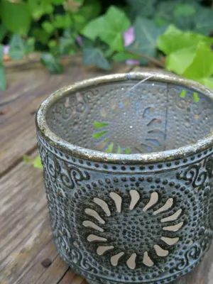 Produktbild von Shabby Chic Teelichthalter Sonne, zum Stellen