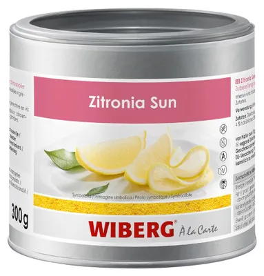 Image de Wiberg Zitronia Sun Condiment à l'huile de citron naturelle paquet de 300g