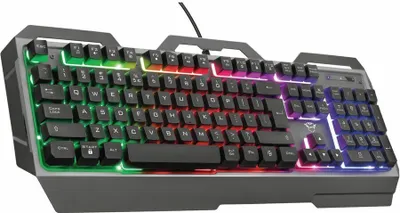 Produktbild von Trust GXT 856 Torac, Kabelgebunden, USB, Membran Key Switch, QWERTZ, RGB-LED, Schwarz