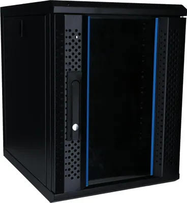 Produktbild von 9 HE, 10” Serverschrank, mit Glastür, (BxTxH) 370x450x486mm