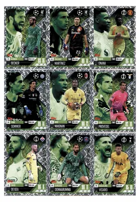 Produktbild von Match Attax Champions League 2024/25 EXTRA - Trading Cards - Alle 9 Shut Out Karten