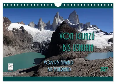 Produktbild von Kalender 2027 · US-Version · Von Iguazú bis Ushuaia – vom Regenwald bis zur Feuerland (Wandkalender 2027, 12" x 8" Querformat), CALVENDO 12-Monats-Wandkalender