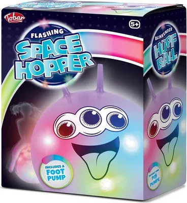 Produktbild von Tobar space hopper Spielzeug mit Licht - bunte Hüpfball