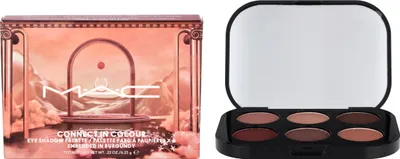 Produktbild von MAC Connect In Farbe Lidschatten Palette eingebettet in Burgund