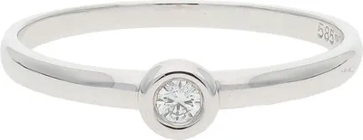 Produktbild von JuwelmaLux Ring 585 Weißgold mit Brillant JL10-07-1864 Größe 53