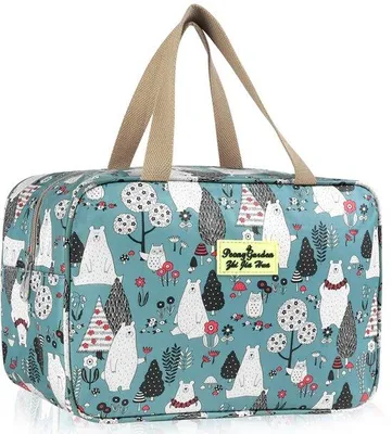Immagine prodotto di Borsa da toilette da viaggio grande, beauty case con manico