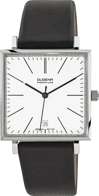 Produktbild von Dugena 7000140 Herren-Armbanduhr, Edelstahl-Gehäuse, Leder-Armband