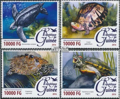 Produktbild von Briefmarken Guinea 2016 Mi 11666-11669 (kompl. Ausgabe) postfrisch Schildkröten