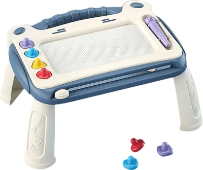 Produktbild von Magnetisches Zeichenbrett für Kinder, buntes Zeichenpad, Lernspielzeug für Jungen und Mädchen, Geschenke zu Weihnachten und Geburtstag