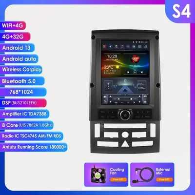 Zdjęcie produktu dla Radio samochodowe 9,7-calowe - System multimedialny - Radio samochodowe - System nawigacji - Carplay, Android 12 - Połączenie 4G