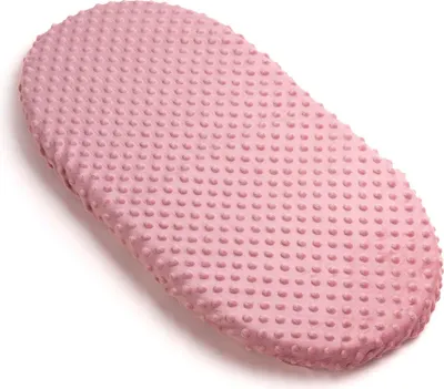 Produktbild von Old Rose Minky Spannbettlaken  mit Gummiband 80x40cm