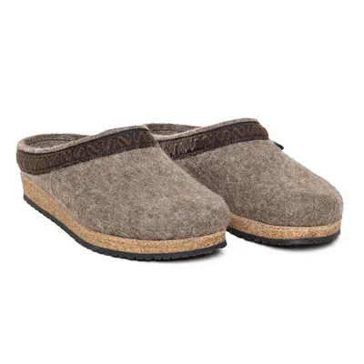 Produktbild von Stegmann Filz Clogs Klassische Filzclogs aus Merino-Schurwolle, Flexibles Kork-Latex-Fußbett für optimalen Halt, Hoher Tragekomfort und perfekte Passform
