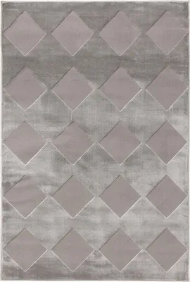 Immagine prodotto di benuta tappeto soggiorno Claire Grigio chiaro 200x300 cm tappeto soggiorno rettangolare fantasia moderno pelo corto scandinavo