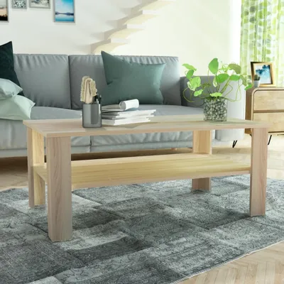 Produktbild von vidaXL Konferenčný stolík z umelého dreva 100x59x42 cm Dub