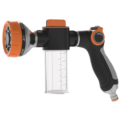 Produktbild von Garten Handbrause mit 8 Sprühmodi,Düngung, Gartenbrause mit Reinigung und Autowäsche, multifunktional