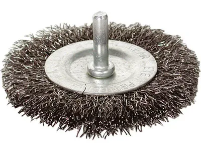 Produktbild von Rotationsbürste Extol Craft (17055) O 100mm, gewellter Draht S 0,3mm, Schaft 6mm