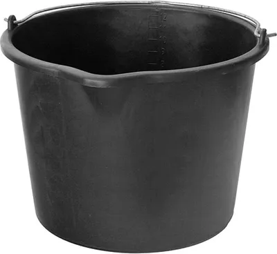 Obrázek produktu pro Vědro ReCycled® 20 l, konstrukce s výlevkou, plast, černé