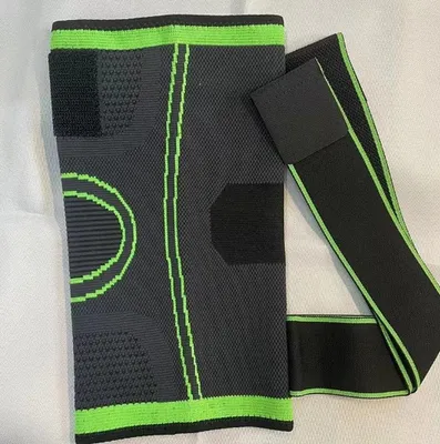 Produktbild von Go Go Gadget – Kniebandage – Kniebandage – Fitness – Sport – 1 Stück – Größe M – Grün/Schwarz