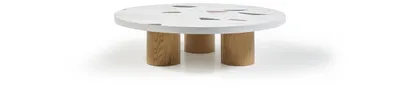 Produktbild von Couchtisch Luxus Design Weiß Holz Tisch Kaffee Beistell Wohnzimmer Neu