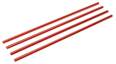 Immagine prodotto di Cannucce riutilizzabili Fackelmann Ø 6 mm, cannucce riutilizzabili per ogni occasione, tubi per bere ecologici, cannucce a righe per frullati (colore: rosso / bianco), quantità: 1 x set da 50 cannucce
