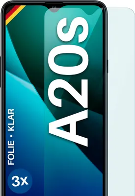 Produktbild von moex® 3x Schutzfolie kompatibel mit Samsung Galaxy A20s - Displayschutzfolie dünn Folie, Klar