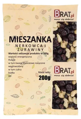 Zdjęcie produktu dla Mieszanka nerkowca i żurawiny 200g