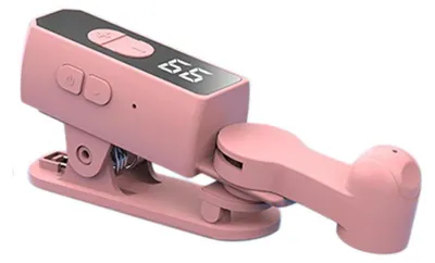 Immagine prodotto di INF Portable Smart Clicker B-03 – Clicker automatico silenzioso e regolabile con display a LED, compatibile con telefoni Android e Apple, rosa