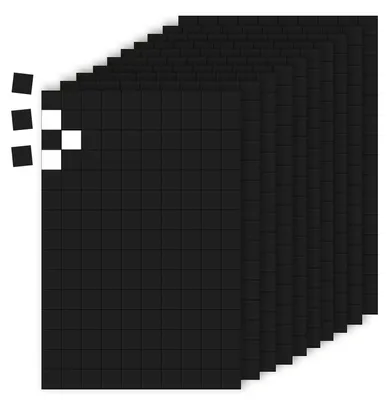 Produktbild von 600 selbstklebende Magnetstreifen, Magnetplatten, Magnetpads, Flachmagnete, kleine Magnetaufkleber, Magnetsticker, 1 cm Magnete für Zuhause und Büro