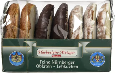 Produktbild von Oblatenlebkuchen 3 fach sortiert glasiert schokoliert naturell 200g