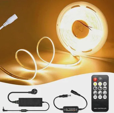 Immagine prodotto di Striscia LED da 10 m a luce bianca calda con dimmer