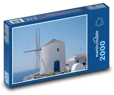 Obrázek produktu pro martinpuzzle - Puzzle 2000 - Santorini - mlýn
