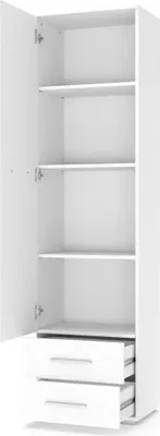 Produktbild von Eintüriges Bücherregal mit Schubladen für das Wohnzimmer Lima